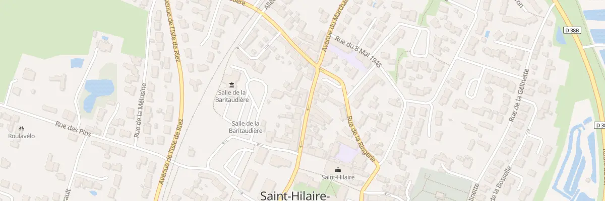 Plan du 14 Rue Georges Clemenceau à Saint-Hilaire-de-Riez
