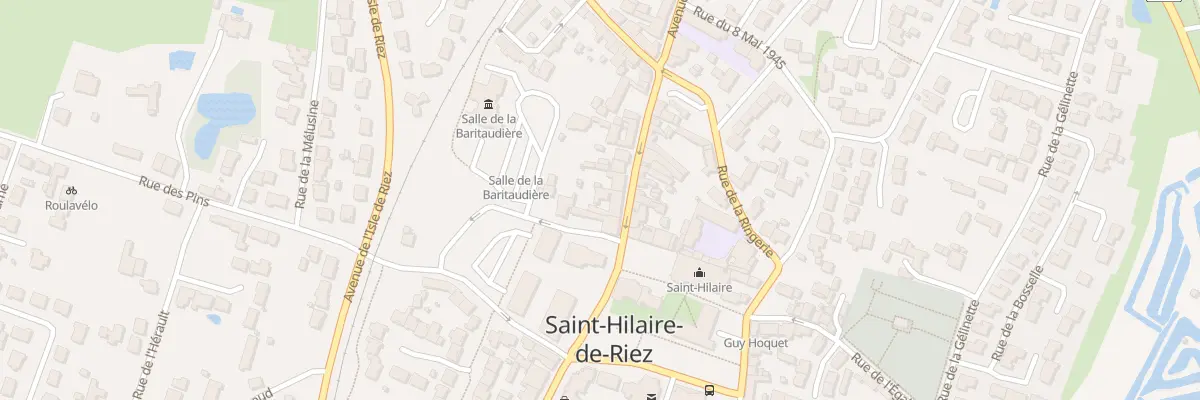 Plan du 20 Rue Georges Clemenceau à Saint-Hilaire-de-Riez