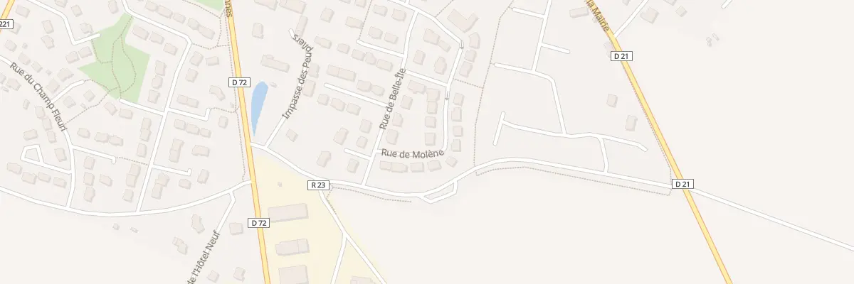 Plan du 14 Rue de Molène à Irodouër