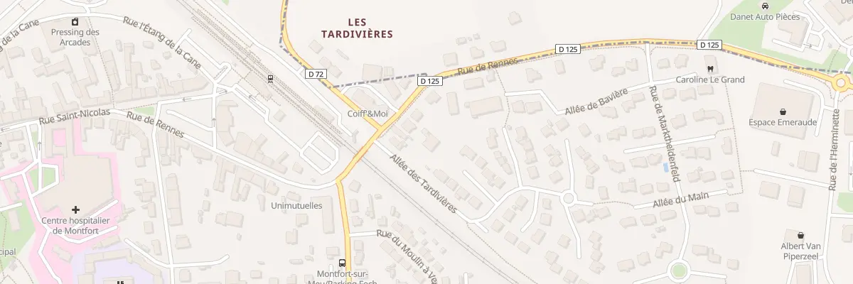 Plan du 25B Rue de Rennes à Montfort-sur-Meu