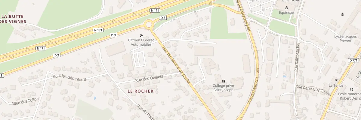 Plan du 22 Rue du Général de Gaulle à Savenay