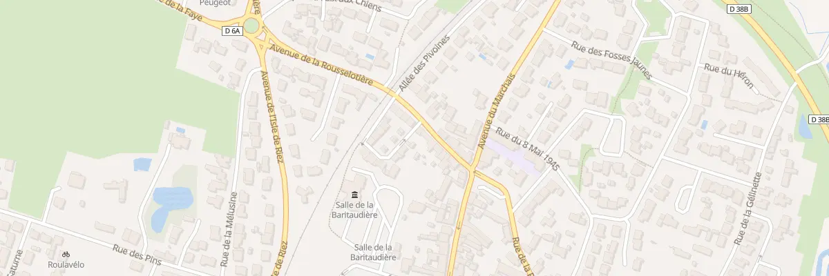 Plan du 2E Rue Georges Clemenceau à Saint-Hilaire-de-Riez