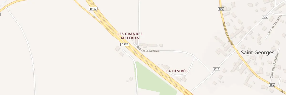 Plan du 8 Rue de la Desiree à Saint-Père-Marc-en-Poulet