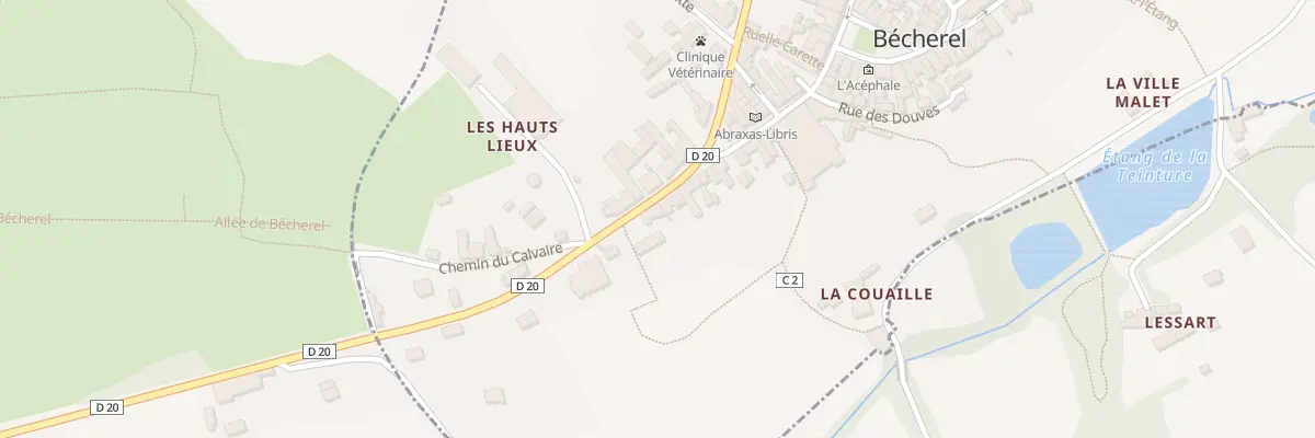 Plan du 4 Rue de la Libération à Bécherel