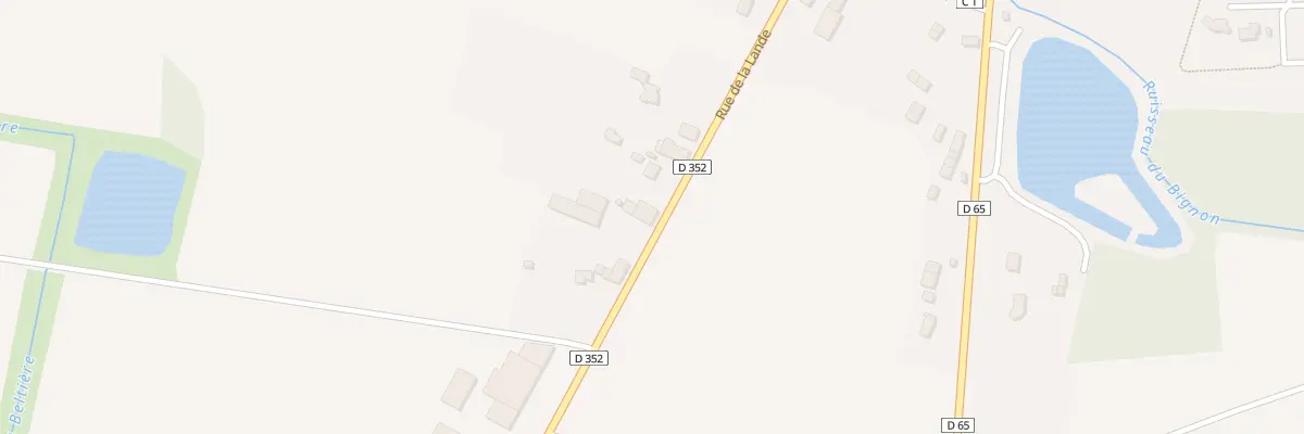 Plan du 14 Rue de la Lande à Lieuron