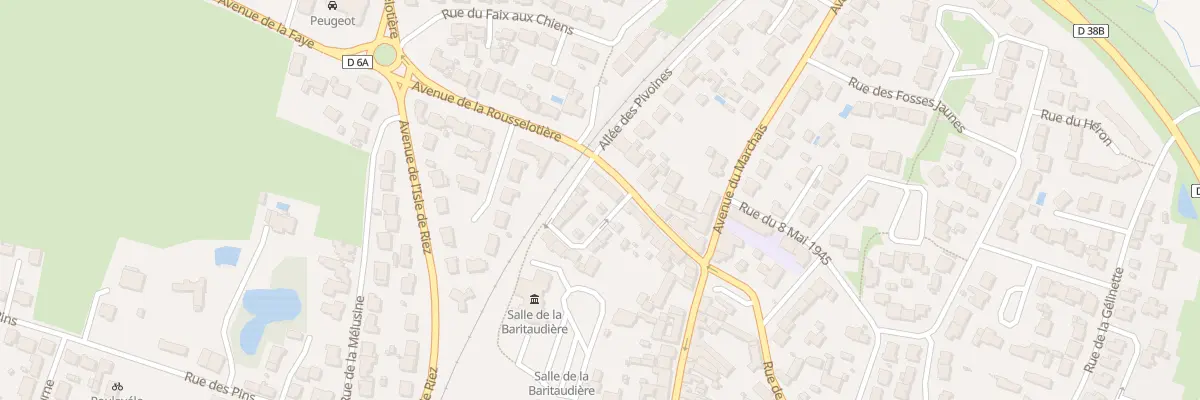 Plan du 2C Rue Georges Clemenceau à Saint-Hilaire-de-Riez