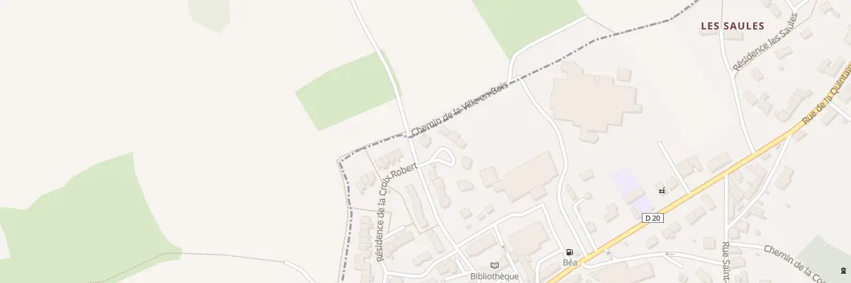 Plan du 10 Res Duguesclin à Bécherel