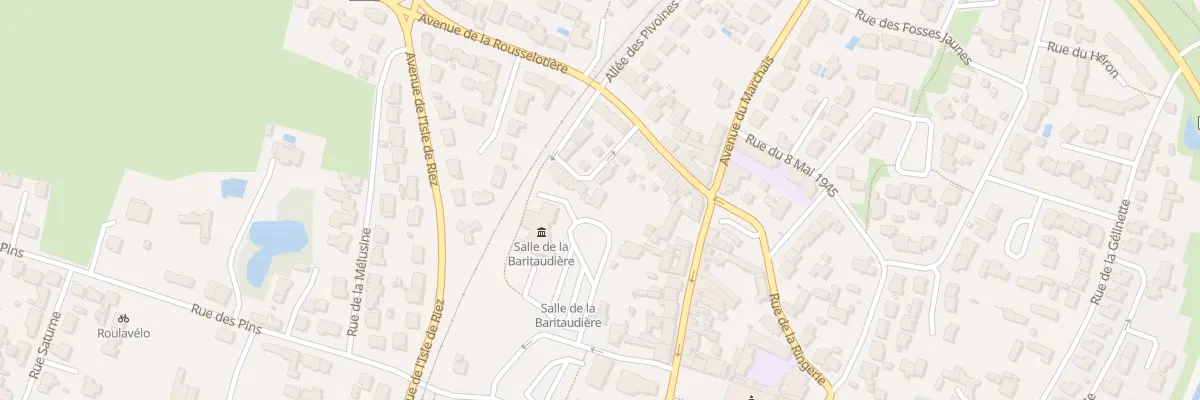 Plan du 2H Rue Georges Clemenceau à Saint-Hilaire-de-Riez