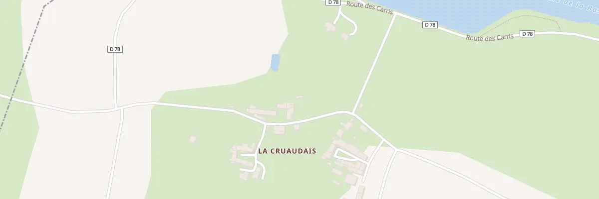 Plan du 10 La Cruaudais à Frossay