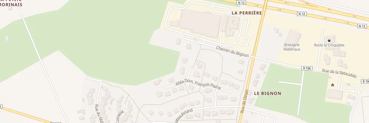 Plan du 9 All DOM FRANÇOIS PLAINE à Bédée