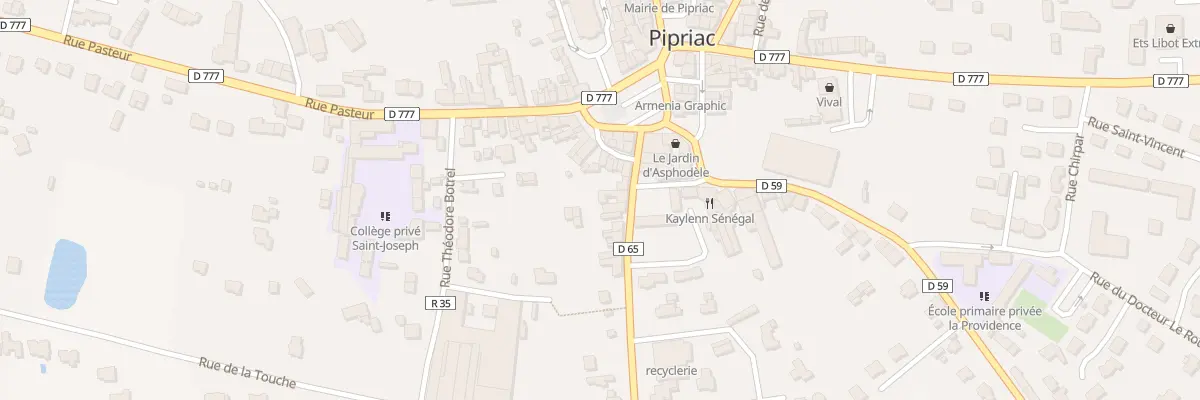 Plan du 8 Rue des Dolmens à Pipriac
