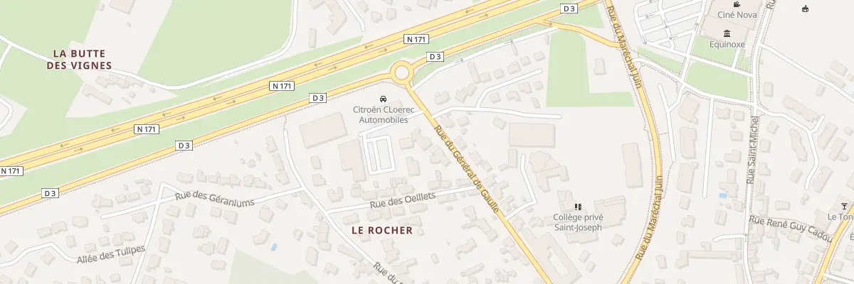 Plan du 21B Rue du Général de Gaulle à Savenay