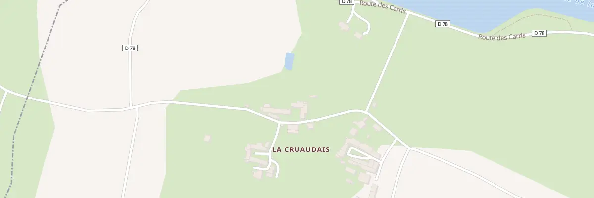 Plan du 6 La Cruaudais à Frossay