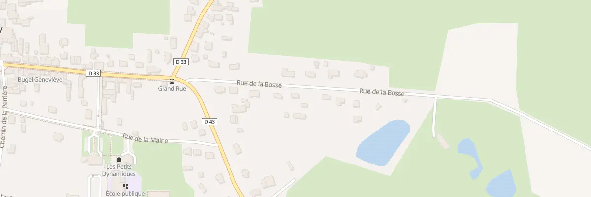 Plan du 10 Rue de la Bosse à Quilly