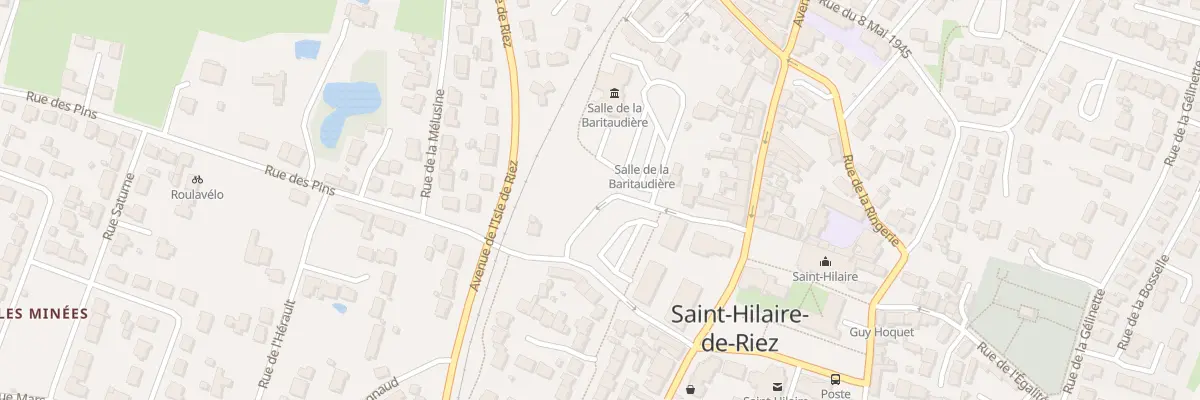 Plan du 6 Rue des Pins à Saint-Hilaire-de-Riez