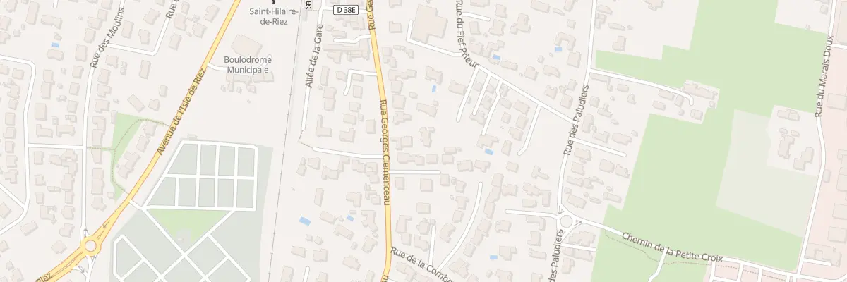 Plan du 83B Rue Georges Clemenceau à Saint-Hilaire-de-Riez