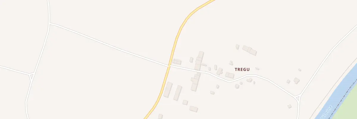 Plan du 1 Tregu à La Chapelle-de-Brain