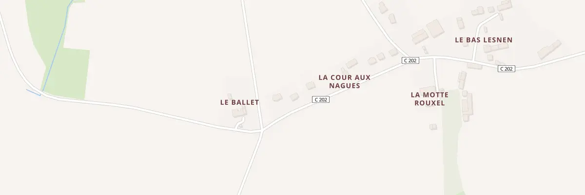Plan du 38 Le Ballet à Saint-Thual