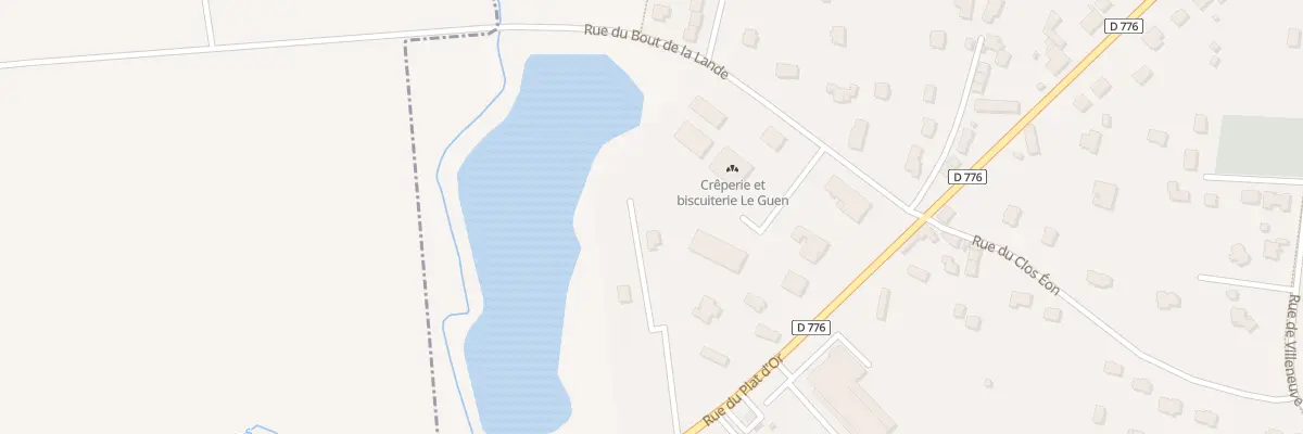 Plan du 10 Rue de la Gare à La Chapelle-Bouëxic