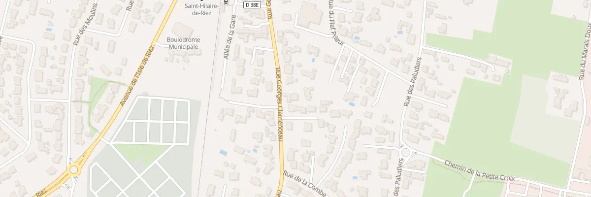 Plan du 81T Rue Georges Clemenceau à Saint-Hilaire-de-Riez