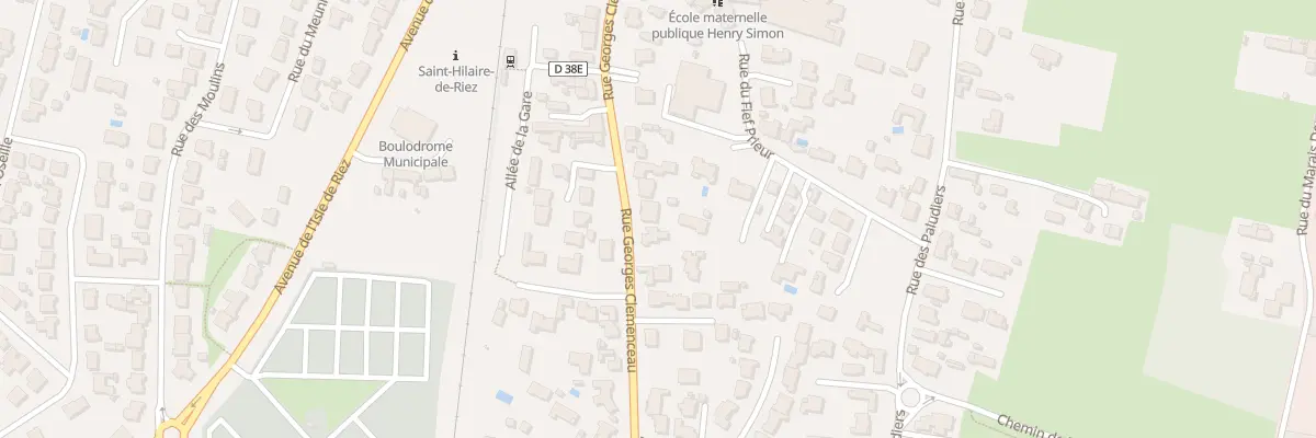 Plan du 79 Rue Georges Clemenceau à Saint-Hilaire-de-Riez