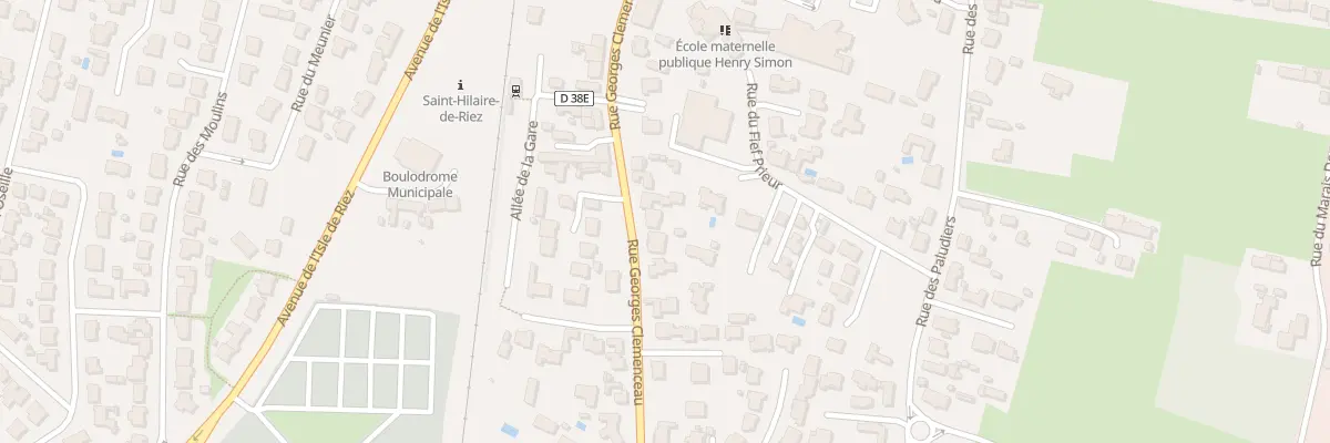 Plan du 77 Rue Georges Clemenceau à Saint-Hilaire-de-Riez
