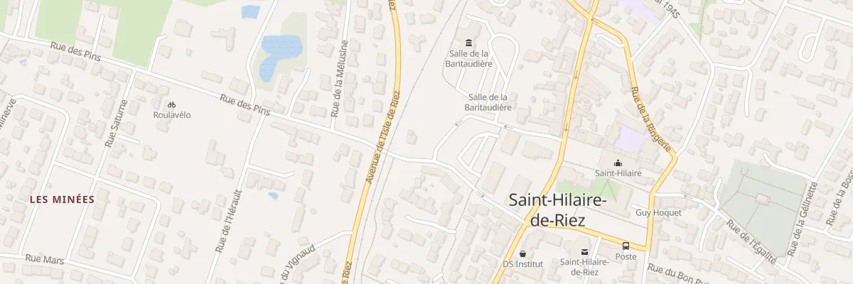 Plan du 14 Rue des Pins à Saint-Hilaire-de-Riez