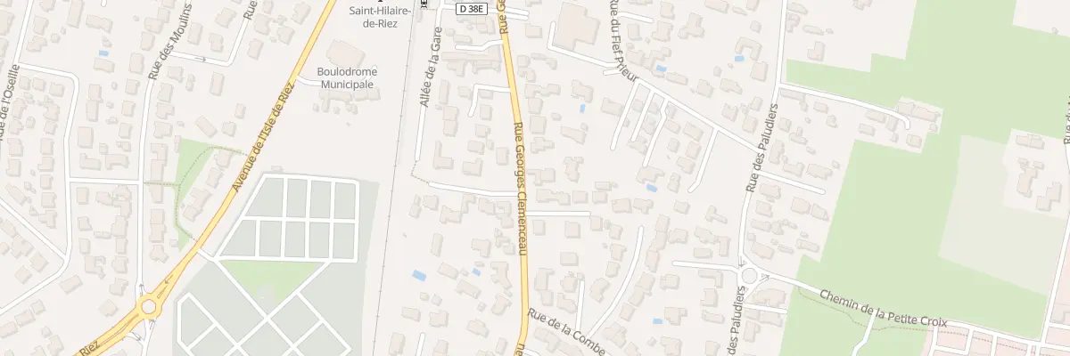 Plan du 83 Rue Georges Clemenceau à Saint-Hilaire-de-Riez
