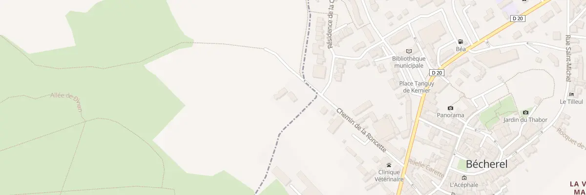 Plan du 5097 La Roncette à Longaulnay