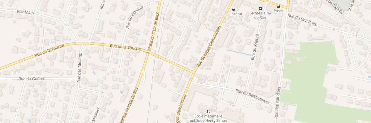 Plan du 2 Rue de la Touche à Saint-Hilaire-de-Riez