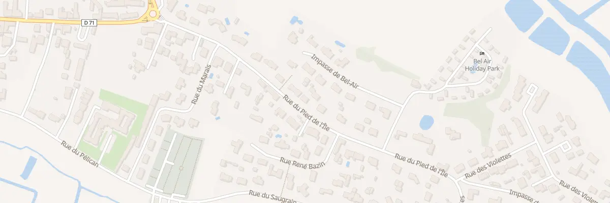 Plan du 27 Rue du pied de l’île à Sallertaine