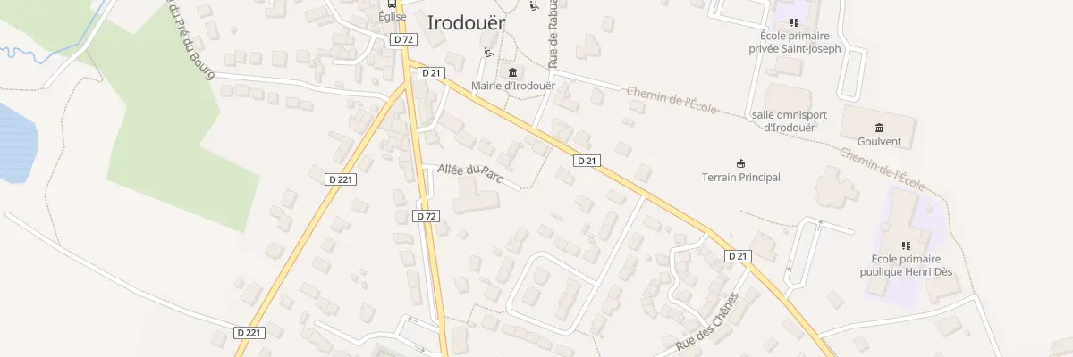 Plan du 11 Rue de Rennes à Irodouër