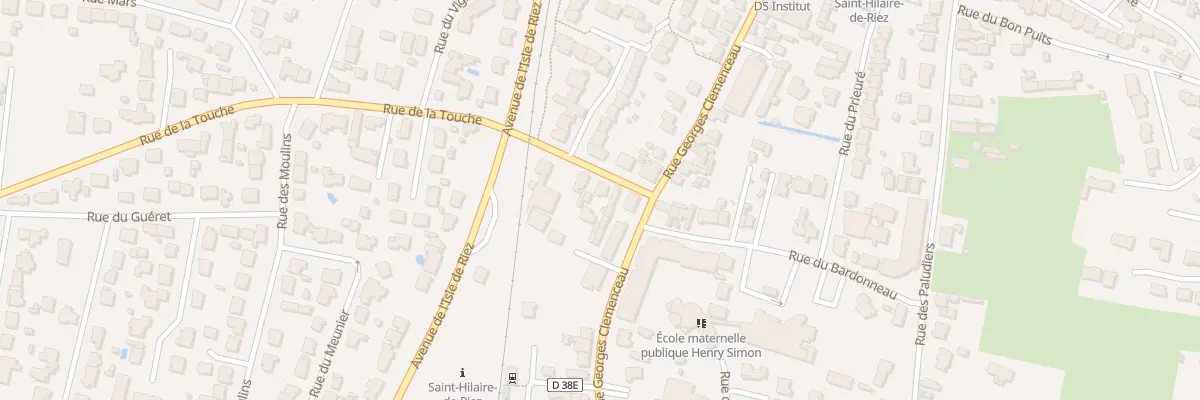 Plan du 1C Rue de la Touche à Saint-Hilaire-de-Riez