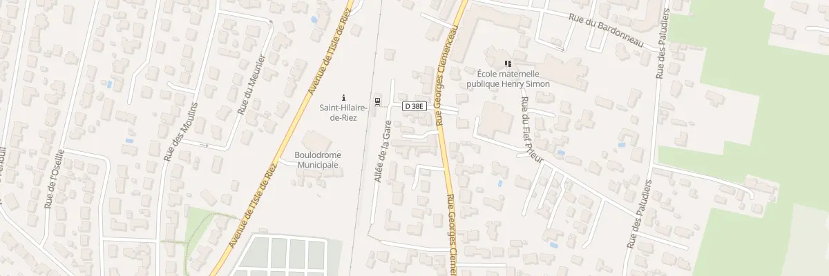 Plan du 72E Rue Georges Clemenceau à Saint-Hilaire-de-Riez