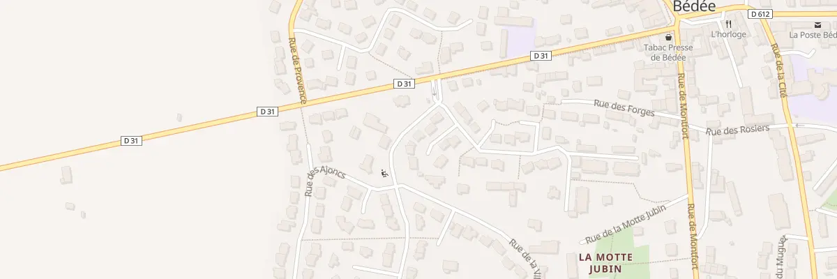 Plan du 3 All DES LAVANDIÈRES à Bédée