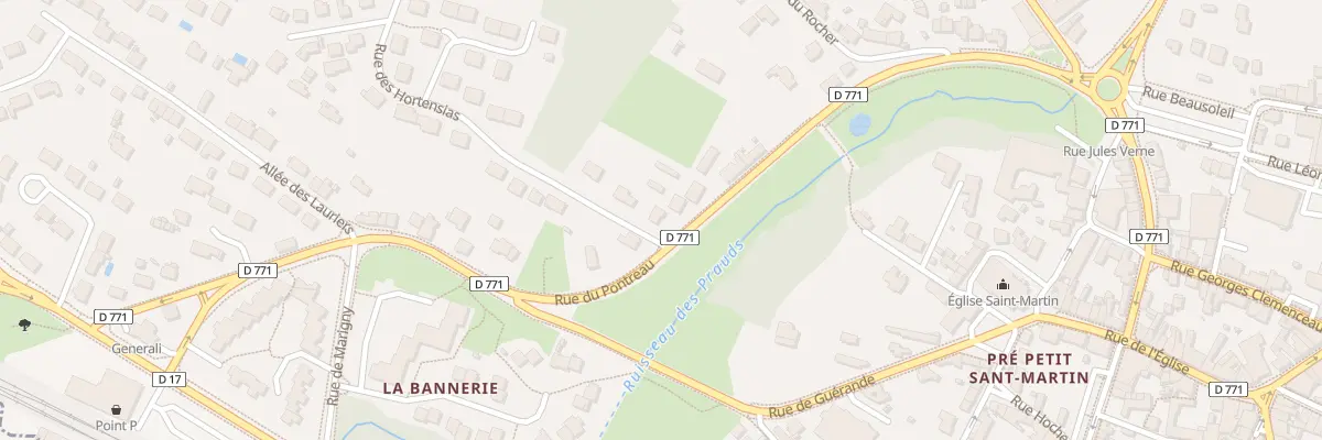 Plan du 36 Rue du Pontreau à Savenay