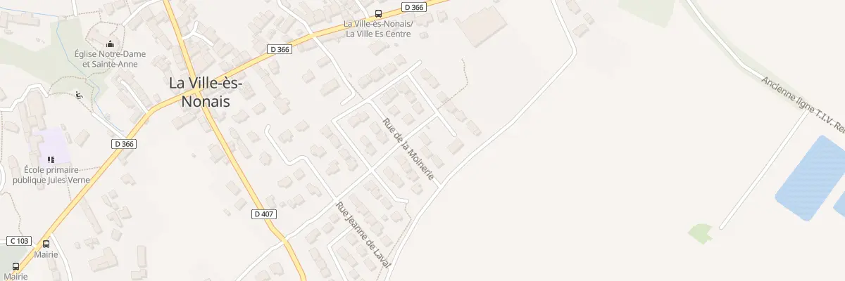 Plan du 6 Rue de la Moinerie à La Ville-ès-Nonais