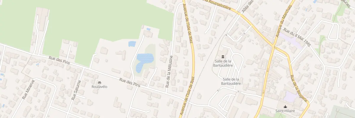 Plan du 10 Rue de la Mélusine à Saint-Hilaire-de-Riez