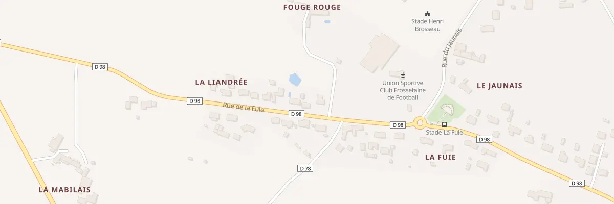 Plan du 28 Rue de la Fuie à Frossay