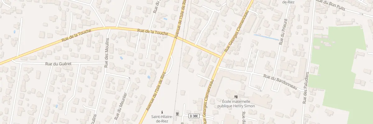 Plan du 7 Rue de la Touche à Saint-Hilaire-de-Riez