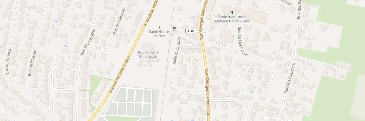 Plan du 76A Rue Georges Clemenceau à Saint-Hilaire-de-Riez
