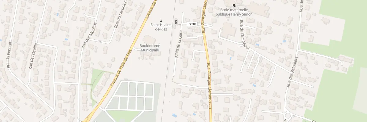 Plan du 76C Rue Georges Clemenceau à Saint-Hilaire-de-Riez