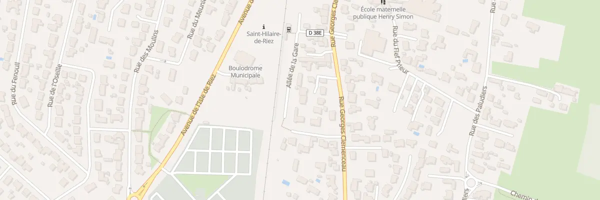 Plan du 76D Rue Georges Clemenceau à Saint-Hilaire-de-Riez