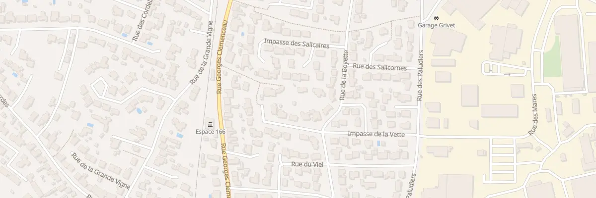 Plan du 197B Rue Georges Clemenceau à Saint-Hilaire-de-Riez
