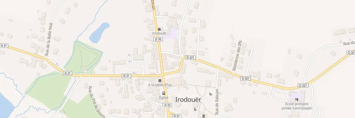 Plan du 11 Rue des Cailleuls à Irodouër