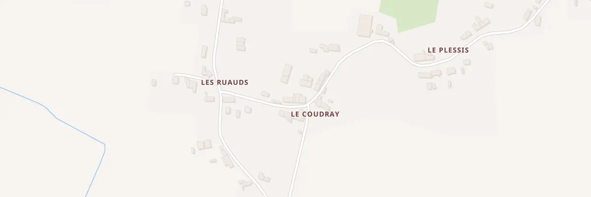 Plan du 84 Le Coudray à Campbon