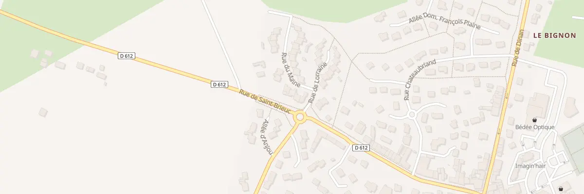 Plan du 5 Rue DU MAINE à Bédée