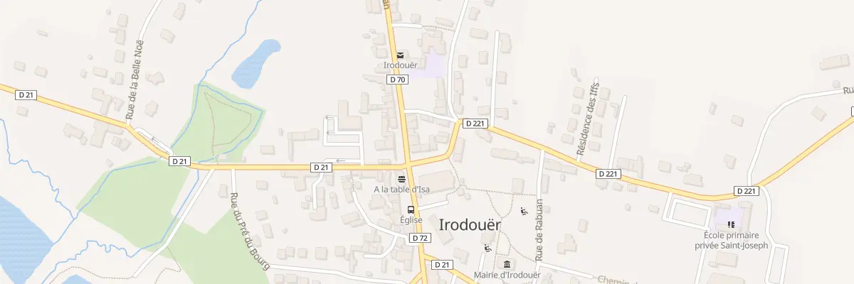 Plan du 3 Rue des Cailleuls à Irodouër