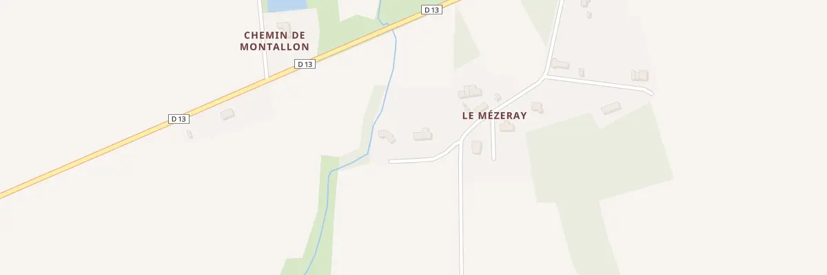 Plan du 5143 Le Mézeray à Saint-Thual