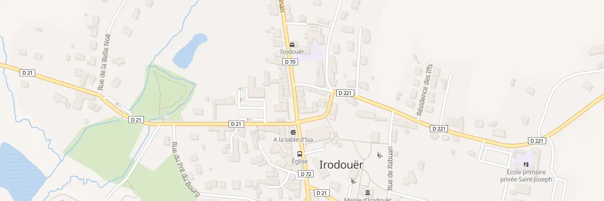Plan du 6 Rue de Dinan à Irodouër